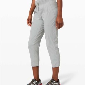 Lululemon Dance Studio Cropped Pant in Silver Drop